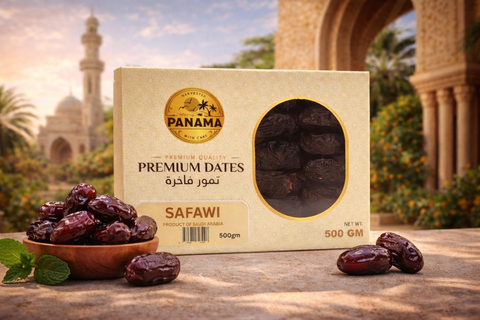 PANAMA DATES SAFAWI 500 GM